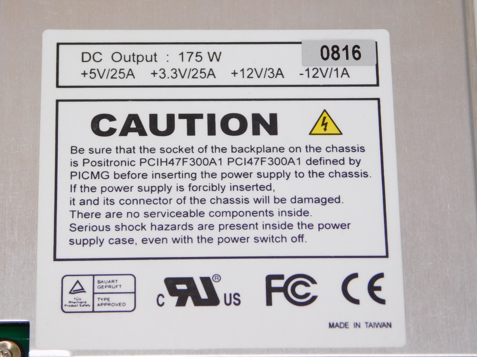 Pickering cPWR-59102-EJ Power Supply Interface Module PXI Compact PCI Card Board