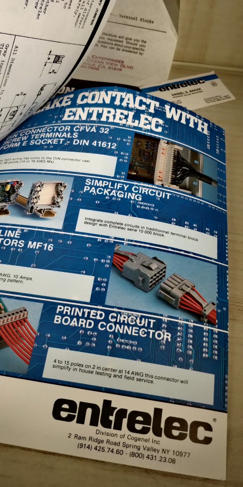 1985 ENTERLEC catalog modular terminal blocks C3