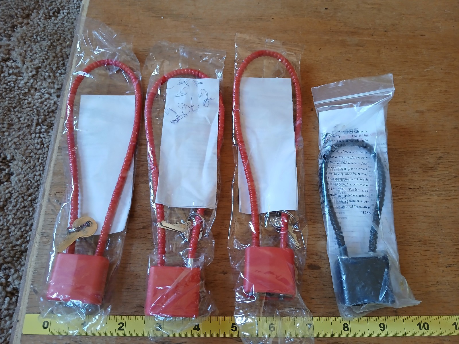 Lot of 4 Gunlocks - NOS