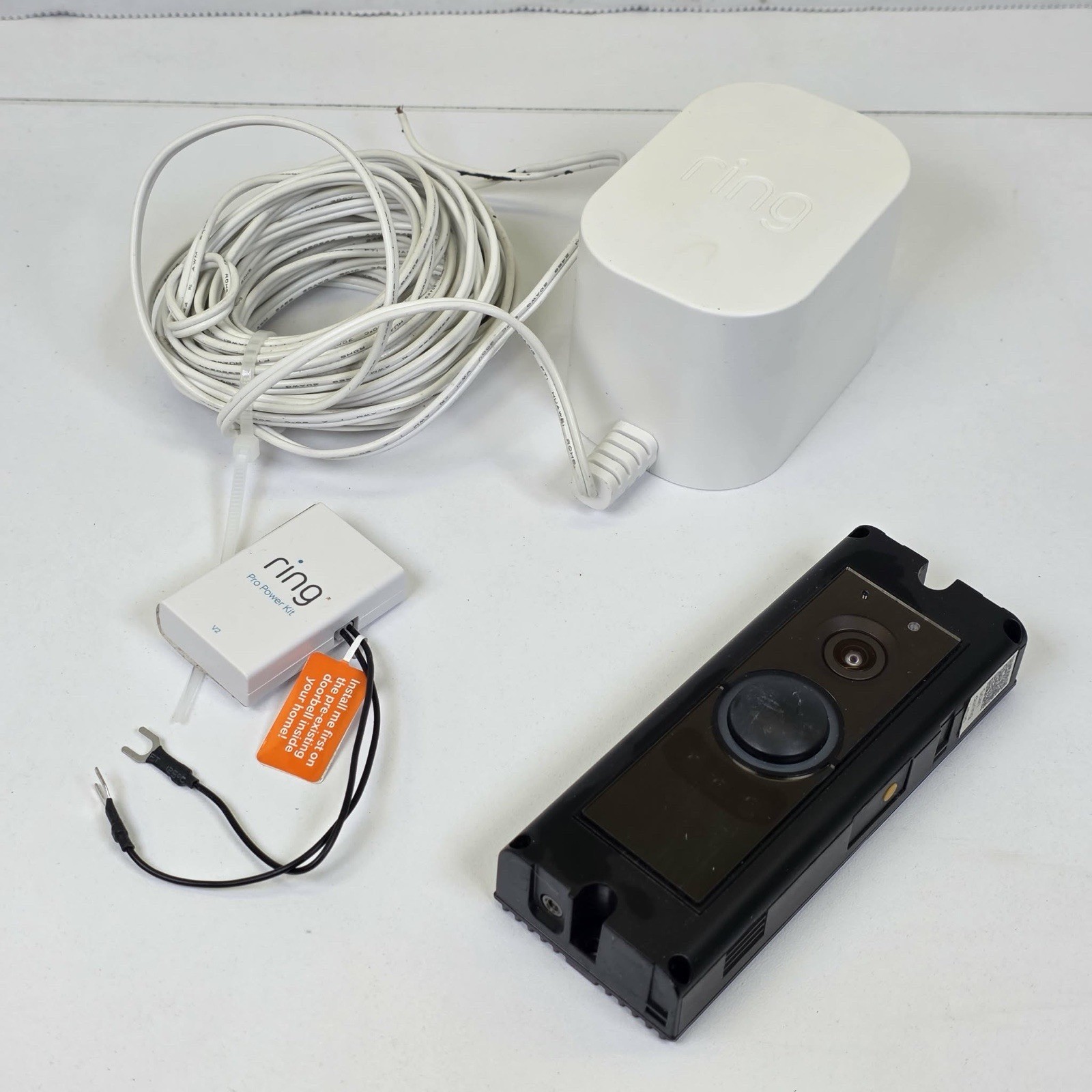 Ring Video Doorbell Pro Bundle w/ Plug-In Power Adapter & Pro Power Kit