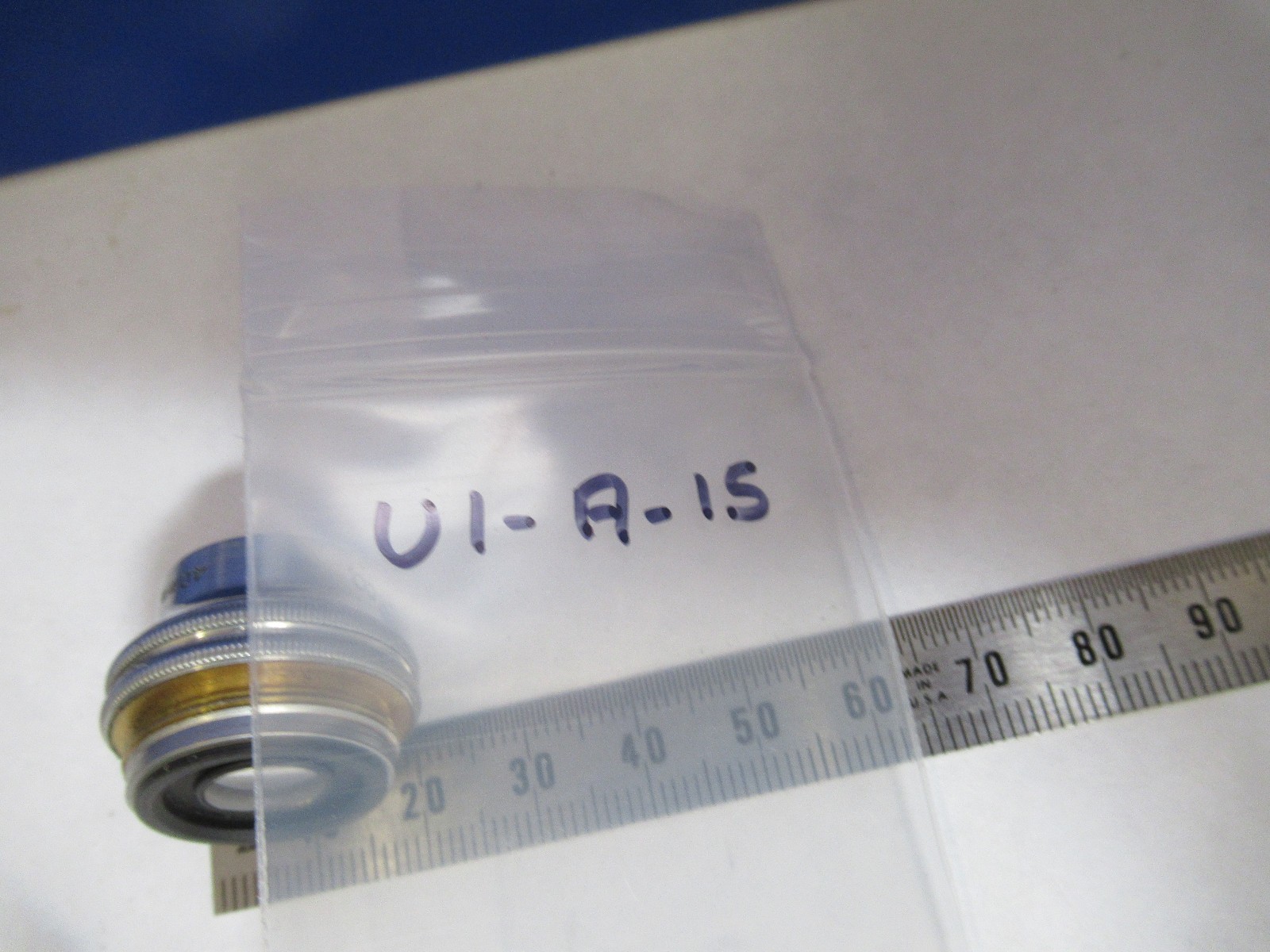 OBJECTIVE 40mm BAUSCH LOMB LENS OPTICS MICROSCOPE PART AS PICTURED U1-A-15