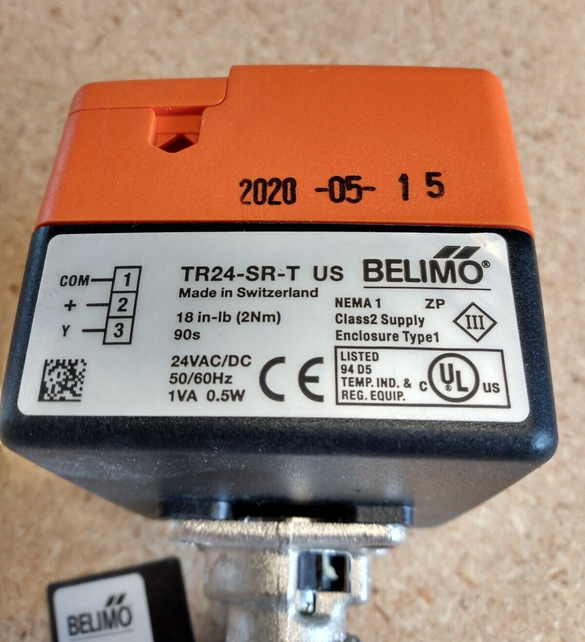 Belimo B11B+TR24-SR-T US 1/2" Cv 1.9