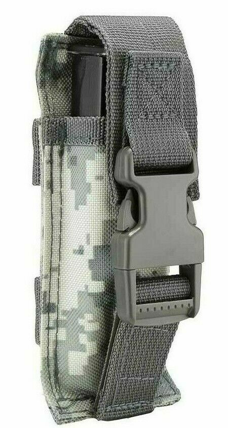 VISM Single Pistol Magazine Pouch MOLLE Tactical Duty Gear Hunting ACU DIGITAL