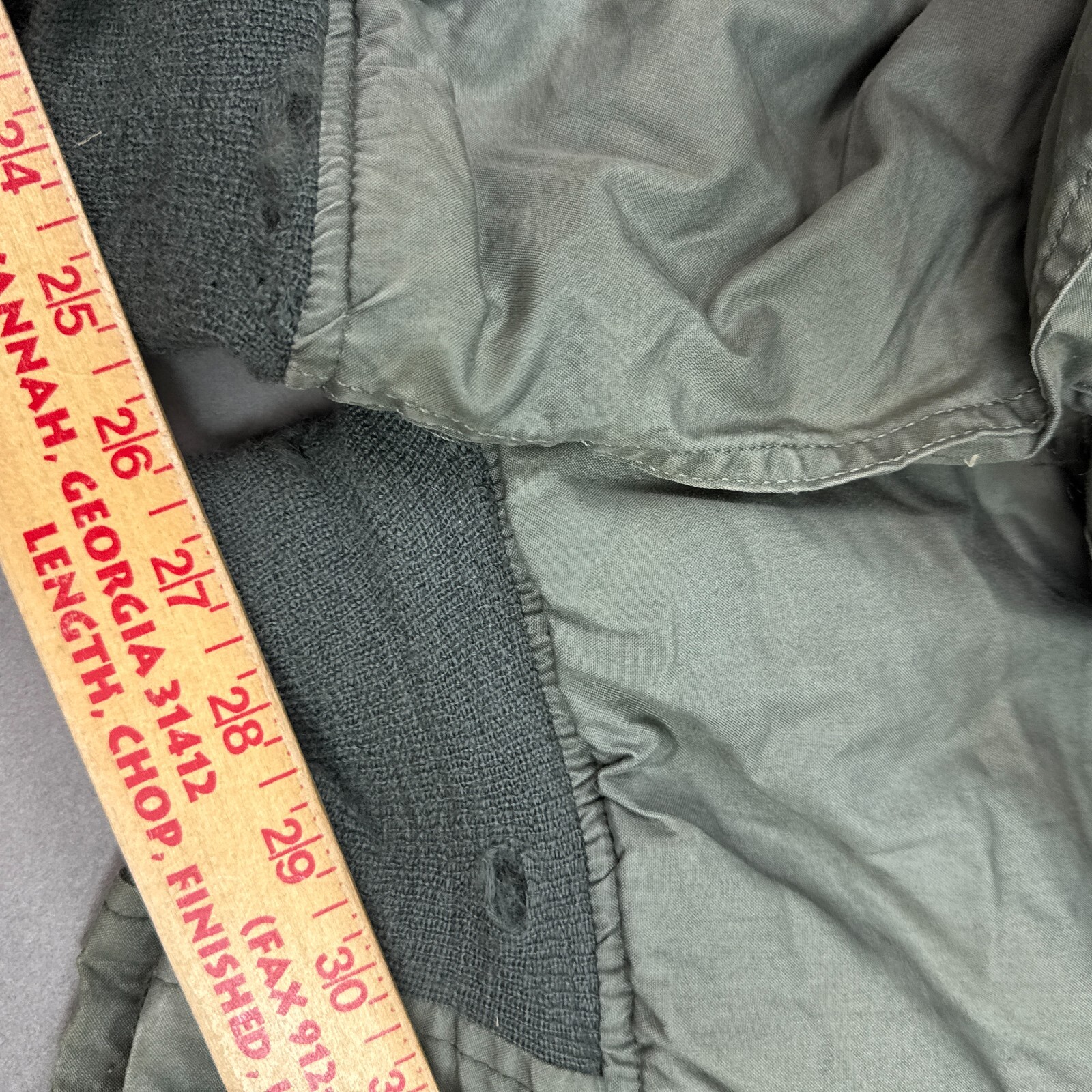 US Military Pants Mens 28 Green Extreme Cold Weather Trouser USAF Flyer Pilot