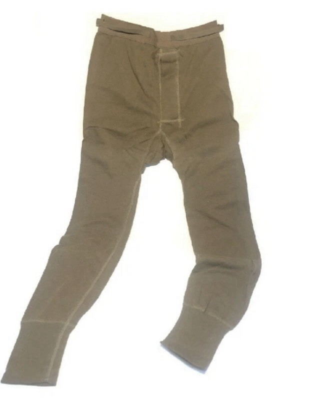 US MILITARY EARLY THERMAL DRAWERS COLD WEATHER MEN'S XS 50/50 COTTON WOOL K-75
