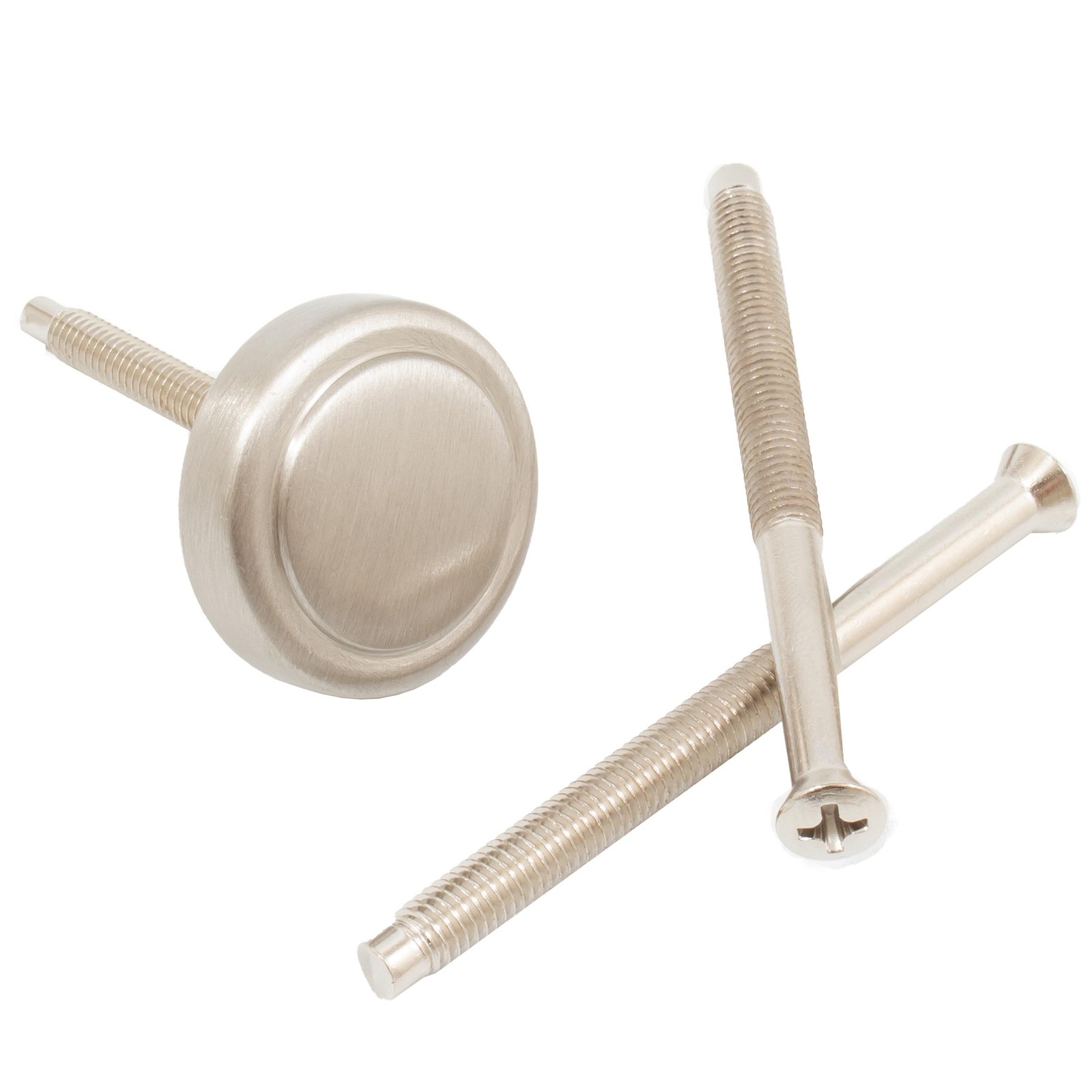 Turin Door Lever with Square Rosette, Privacy (Bed/Bath) Latch, Satin Nickel by