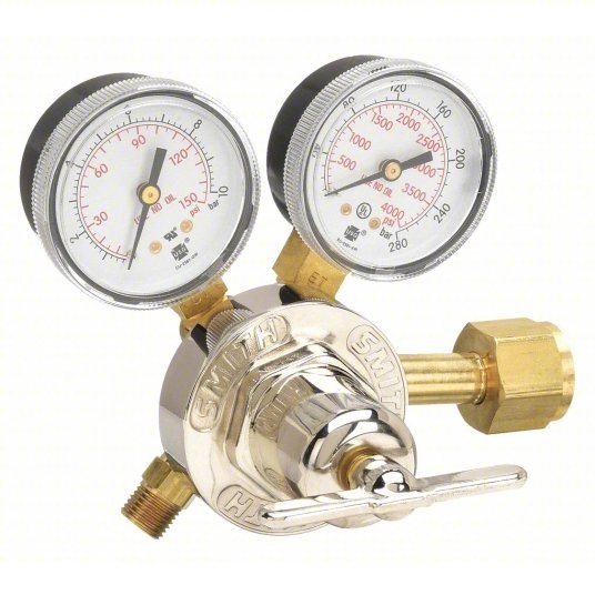 Miller Smith 30-100-540 Regulator CGA-540 Inlet (O2)