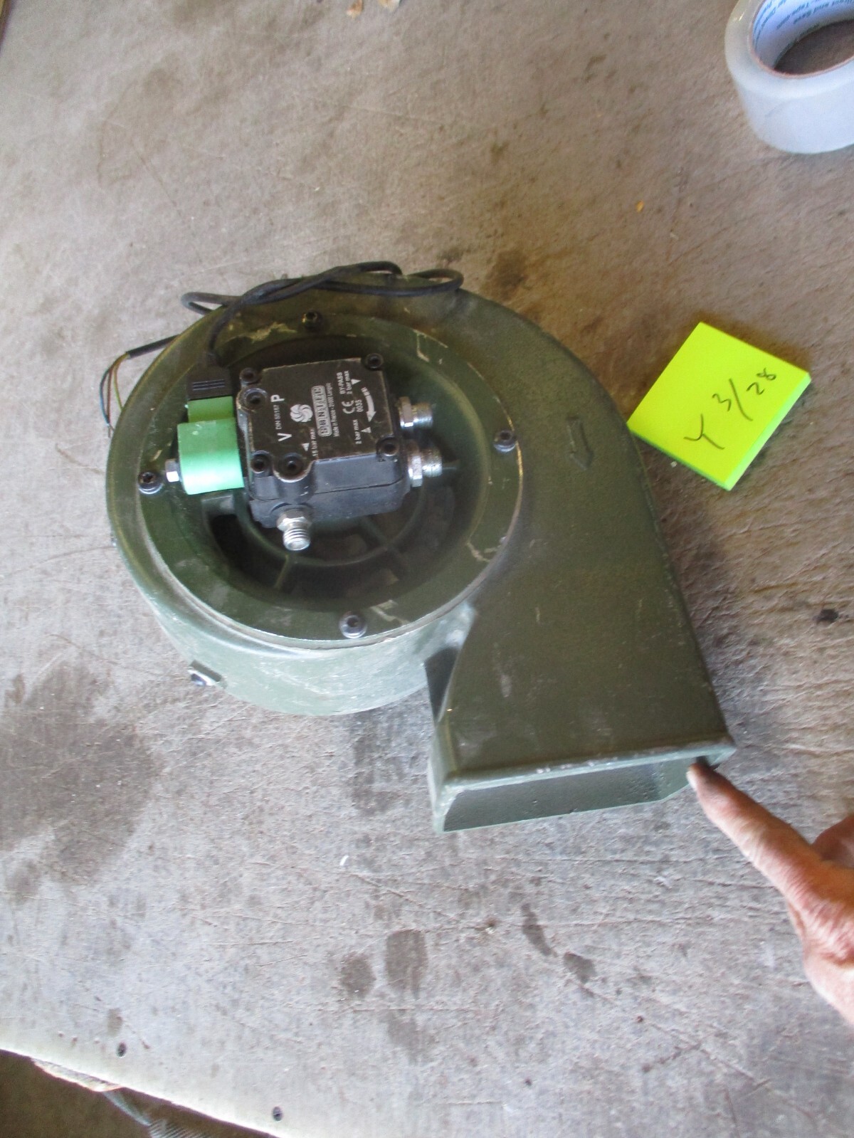 NOS Hydraulic Air Blower for Vehicle, w/ Aux Pulley, Neat, for Military V