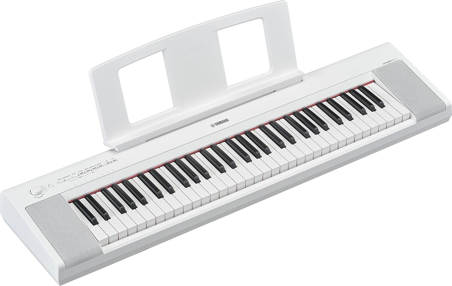 Yamaha NP-15 61-Key Piaggero Ultra-Portable Digital Piano, White