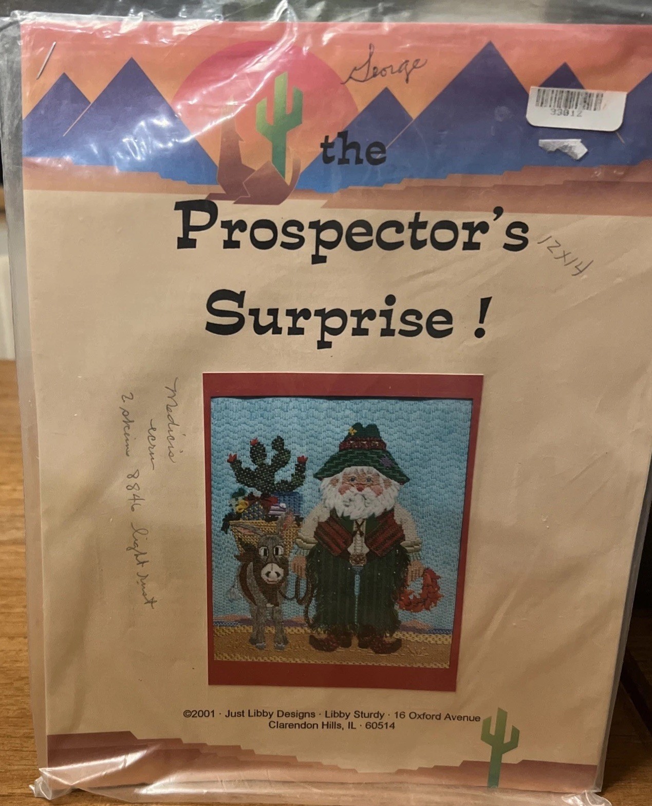 2001 Just Libby Designs Prospector’s Surprise Southwest Santa Claus