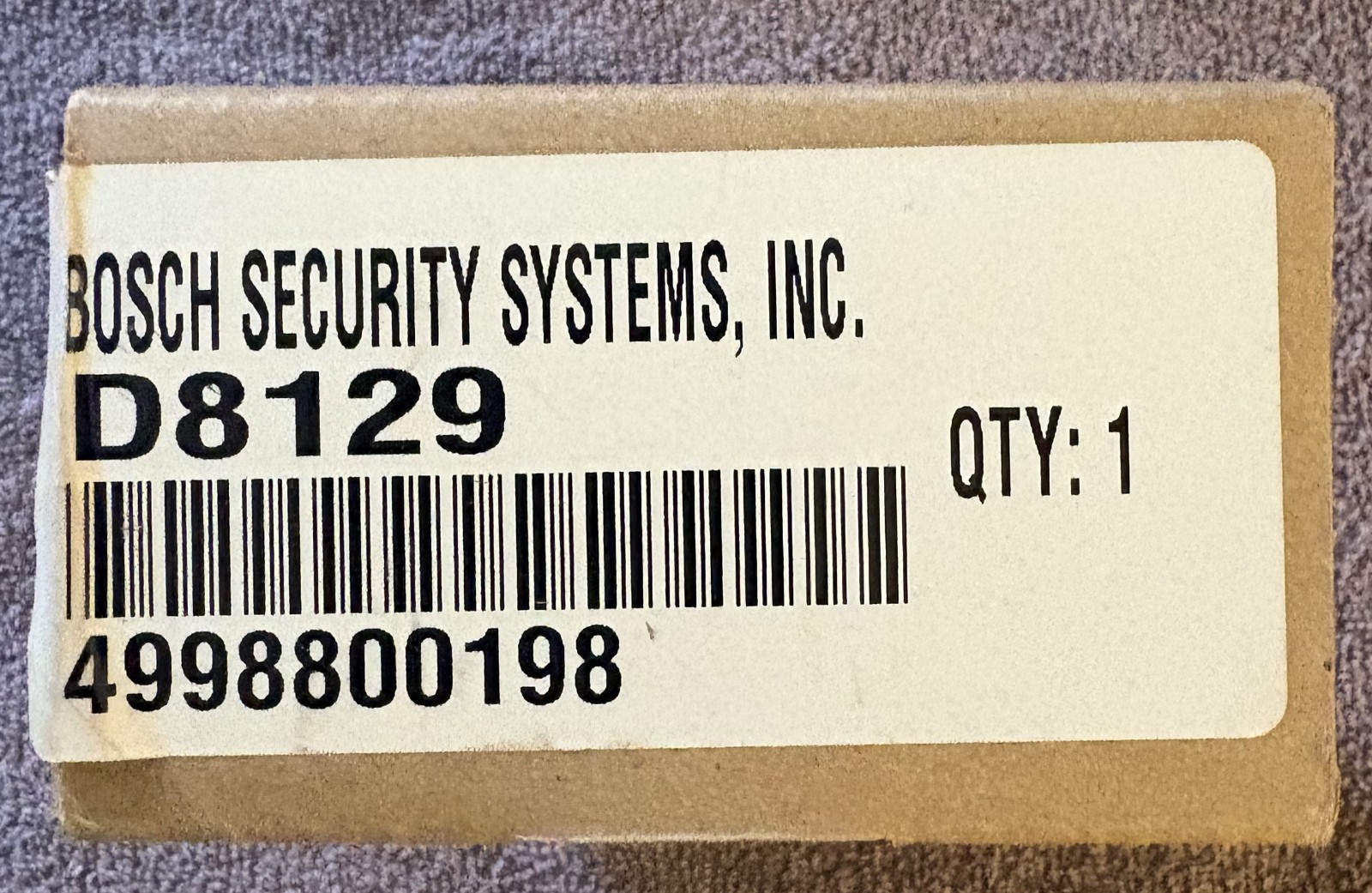 Bosch D8129 Octo-Output Relay Module