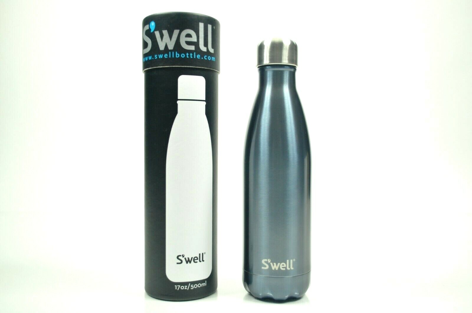 Swell Insulated Stainless Steel Water Bottle 17 oz Blue Suede NEW