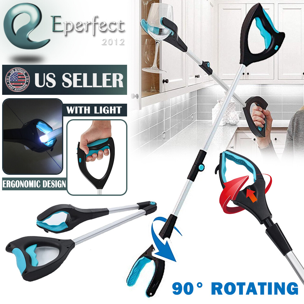 32'' Grabber Pick Up Reaching Tool Hand Grip Reacher Heavy Duty Aid Trash Stick