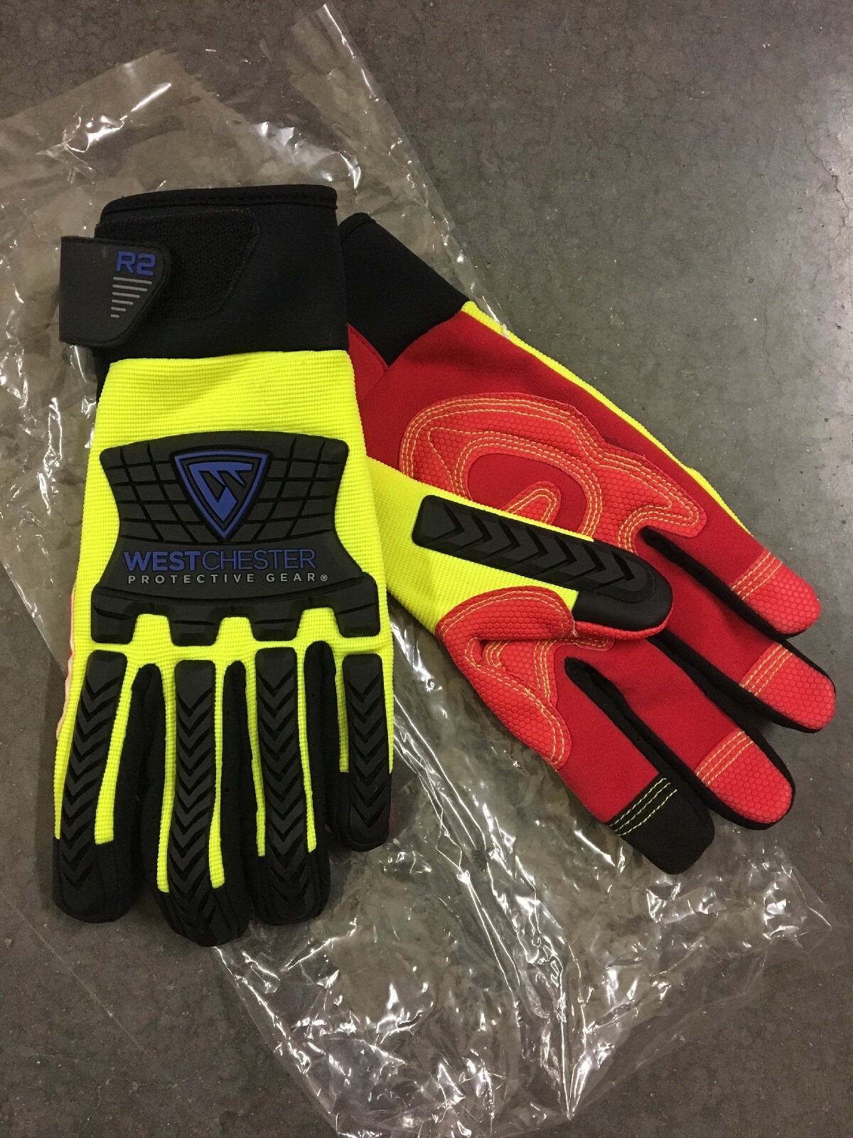West Chester R2 SAFETY RIGGER REINFORCED GLOVES Comfort Impact LARGE