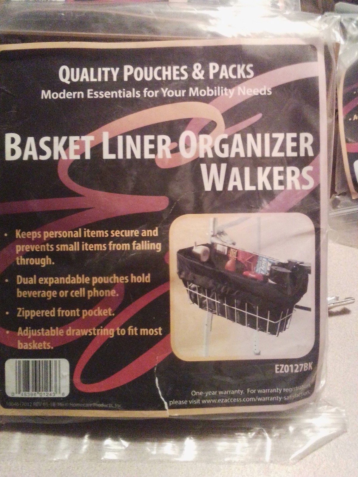 Walkers, EZ Accessories Basket  Organizer NEW  (Q6 ✓