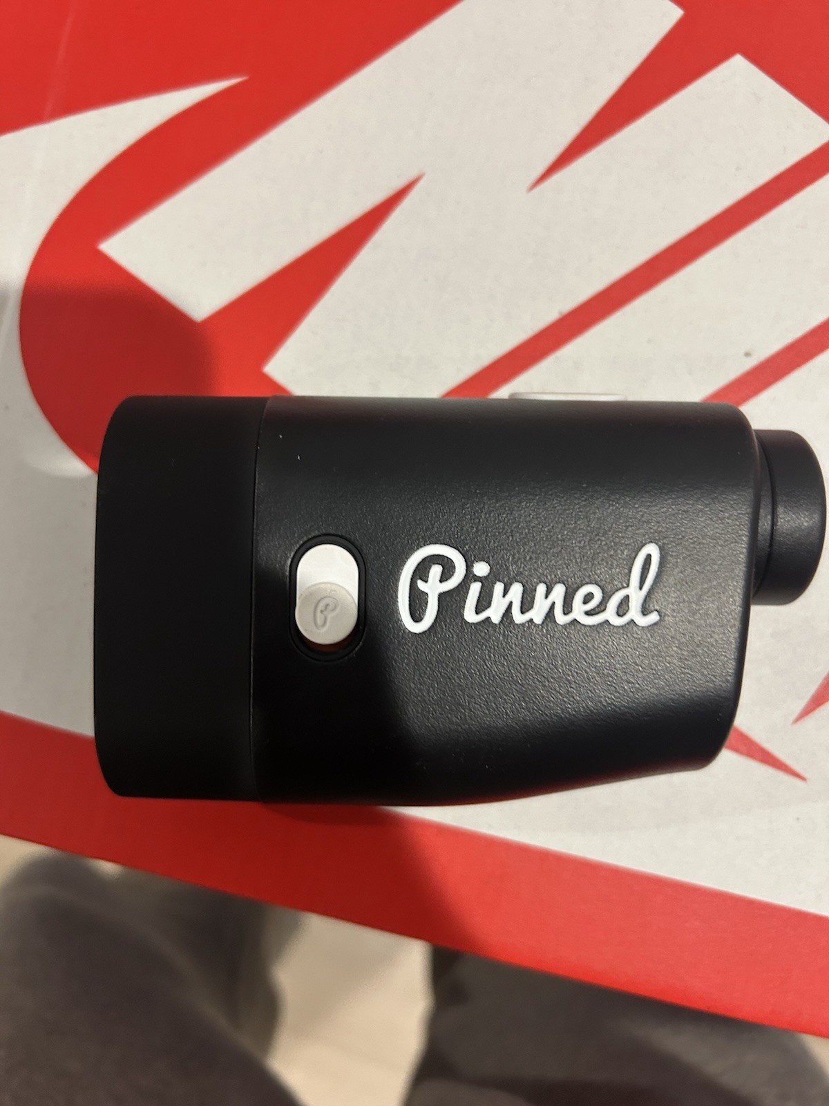 Pinned Prism+ USB Laser Golf Rangefinder Black