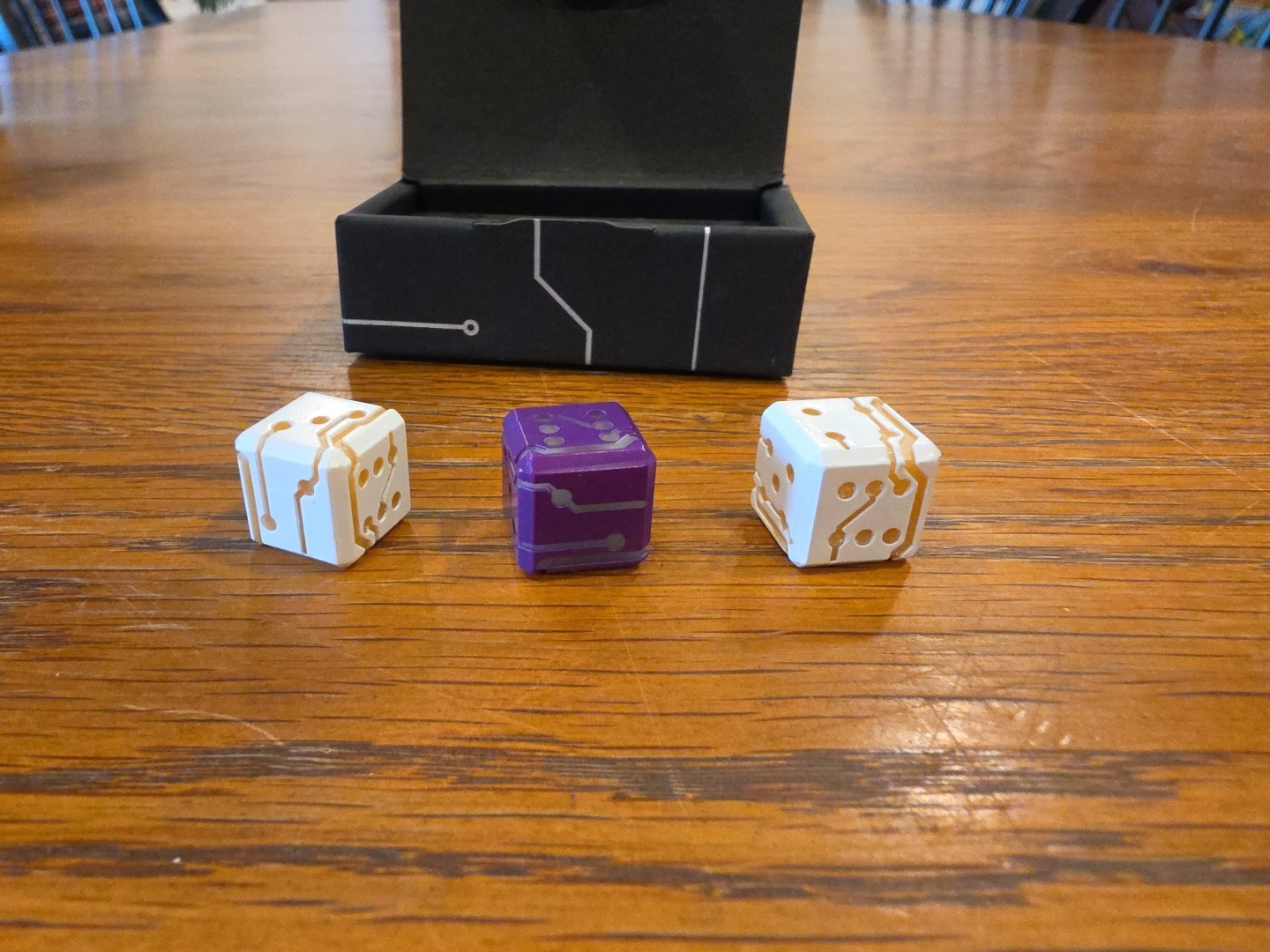 Space Roller Dice Set NIB Kickstarter Set Glow In The Dark. Sci-fi Dice Set