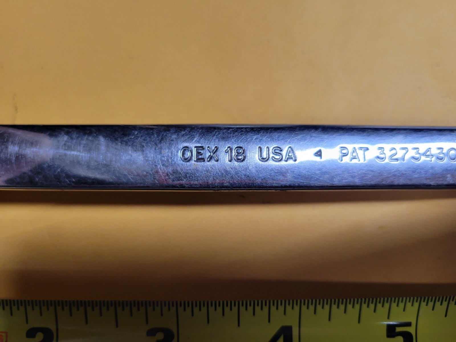 Snap-on Tools 0EX18 9/16" COMBINATION WRENCH 12 Pt