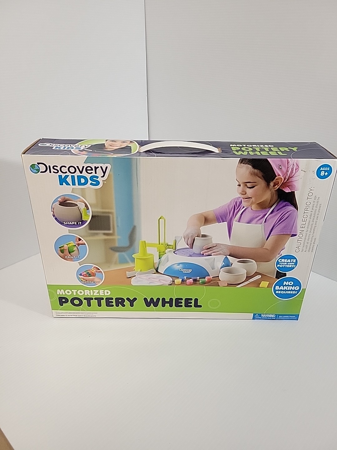Discovery Kids Motorized Pottery Wheel, Activity, Art/ Craft, Sculpting Toy Clay