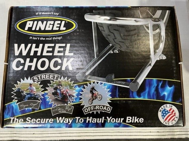 3911-0001 PINGEL CHROME WHEEL CHOCK WC650 6 1/2 "