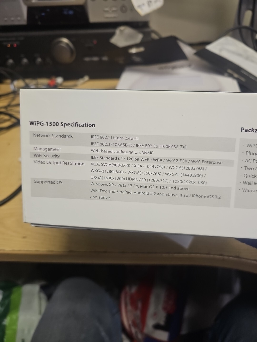 WePresent WiPG-1500 Wireless Interactive Presentation Gateway - BRAND NEW