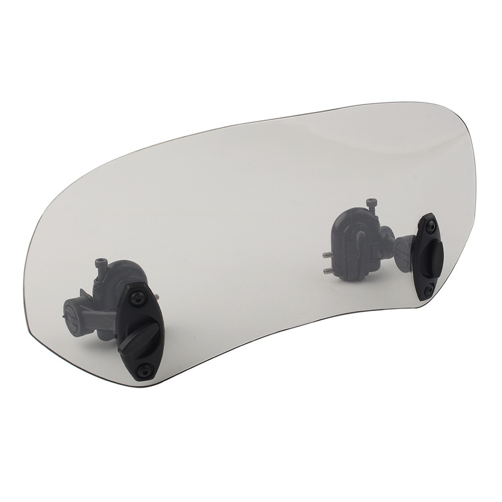 Adjustable Clip-On Windshield Extension Spoiler Windscreen Deflector Motor US