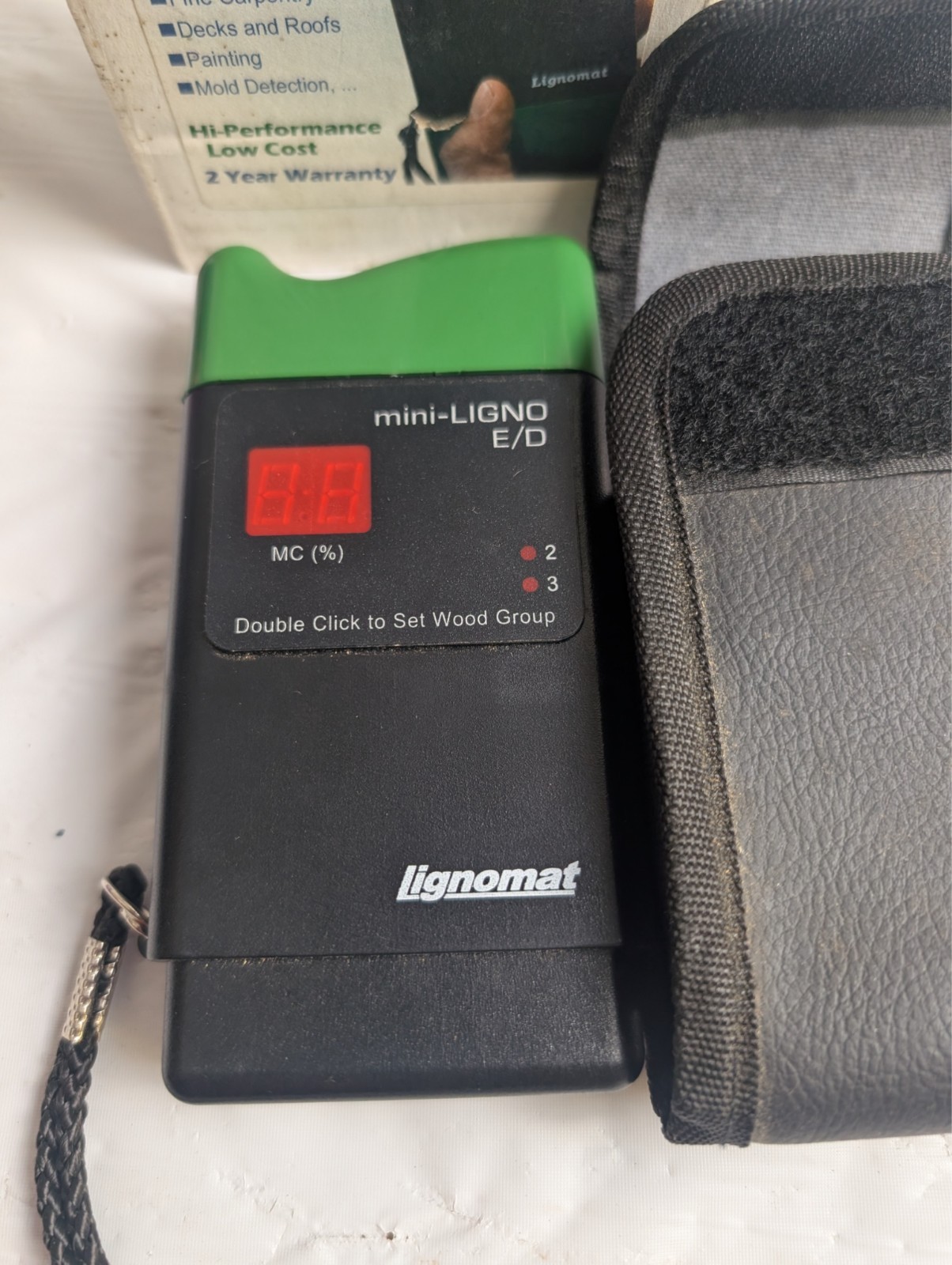 Lignomat Mini-Ligno E/D Wood Moisture Meter with Case