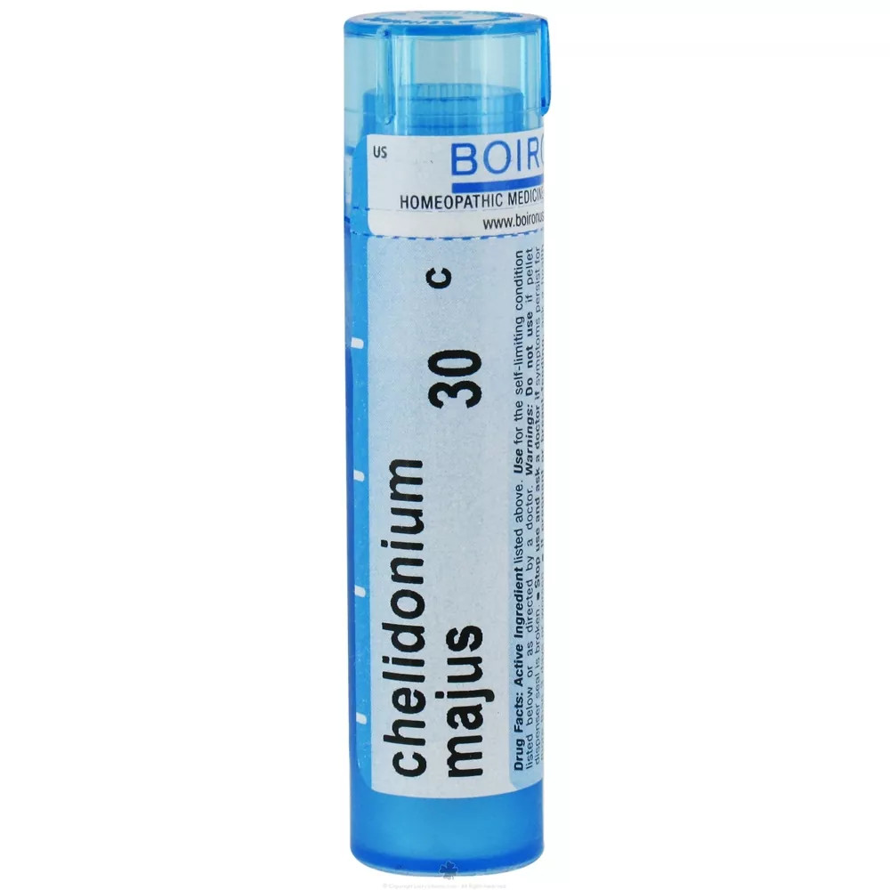 Boiron Chelidonium Majus 30C, Homeopathic 4 Indigestion & Nausea, 80 Pellets