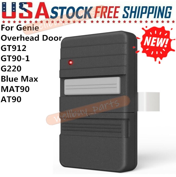 1 Garage Door Opener Remote for Genie Overhead Door GT90-1 G220 MAT90 AT85P AT90