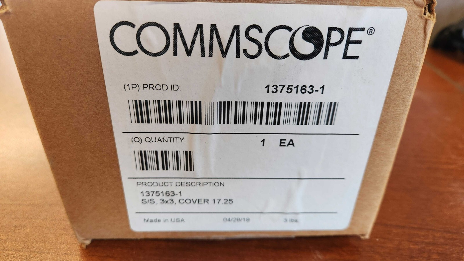 CommScope 2U Horizontal Cable Management Panel, Single-Sided, Rack Mount, Black