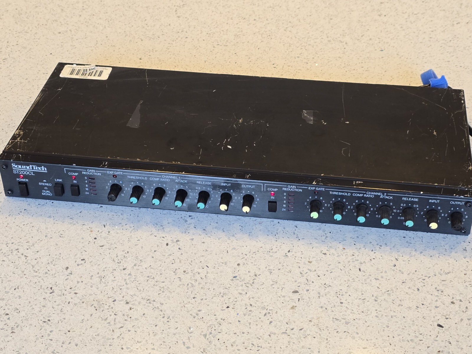 SoundTech ST200CL 2 Channel Compressor Gate Vintage Audio