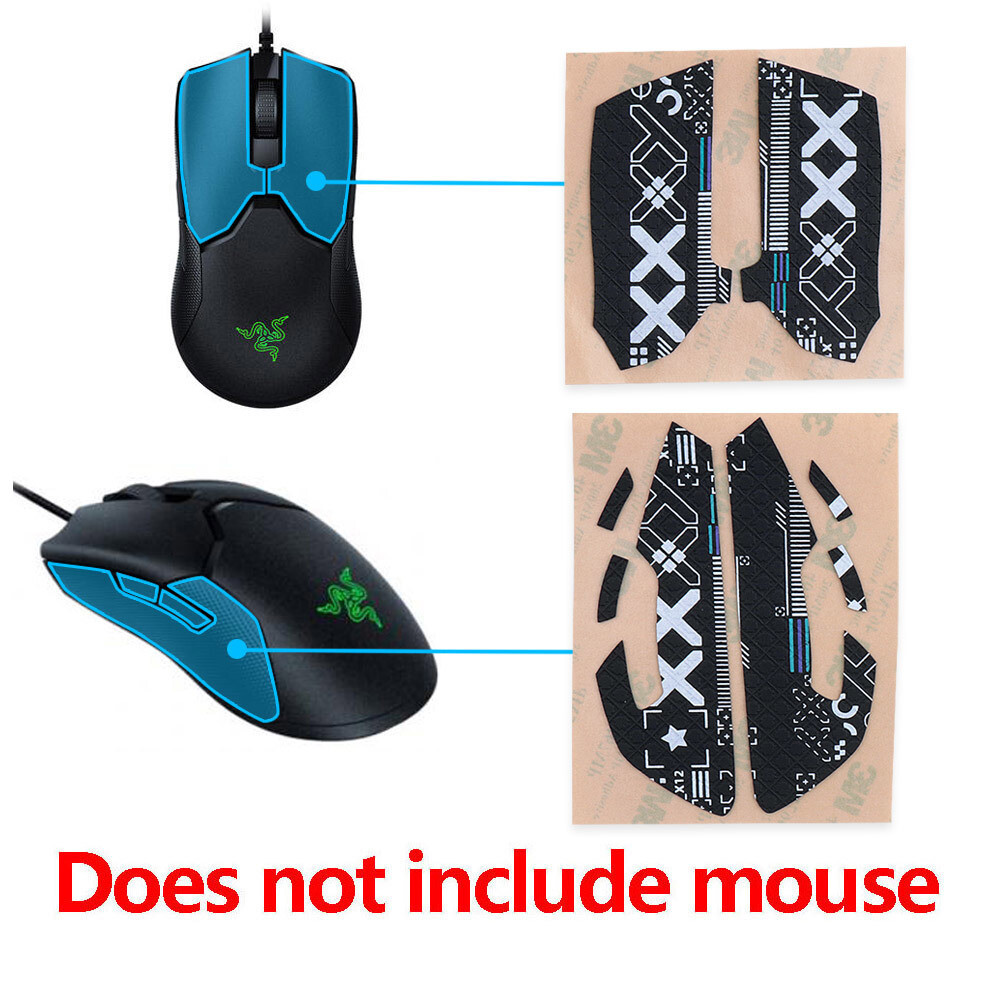 1 Set Anti-slip Side Grip Tape Stickers For Razer Viper Ultimate / Viper Mouse