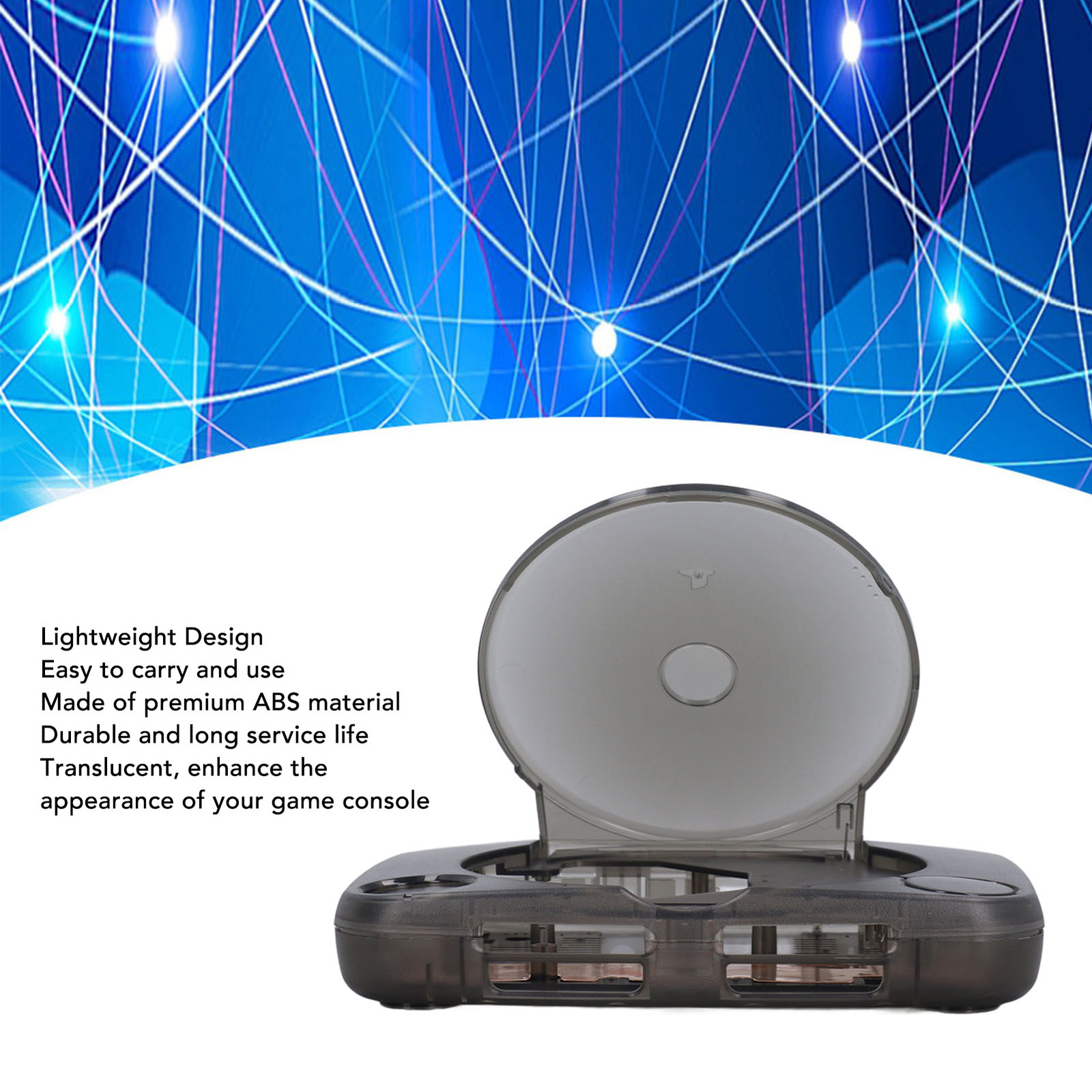Console Replacement Shell Translucent Retro Console Case For PS1 For SCPH 00 US