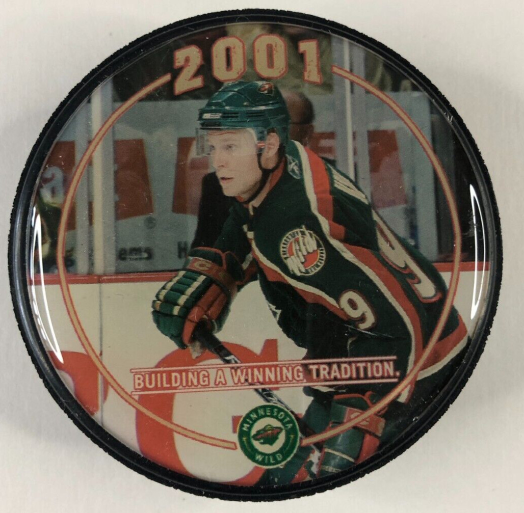 Mikko Koivu Minnesota Wild 2001 Draft Pick Souvenir Collectible Hockey Puck