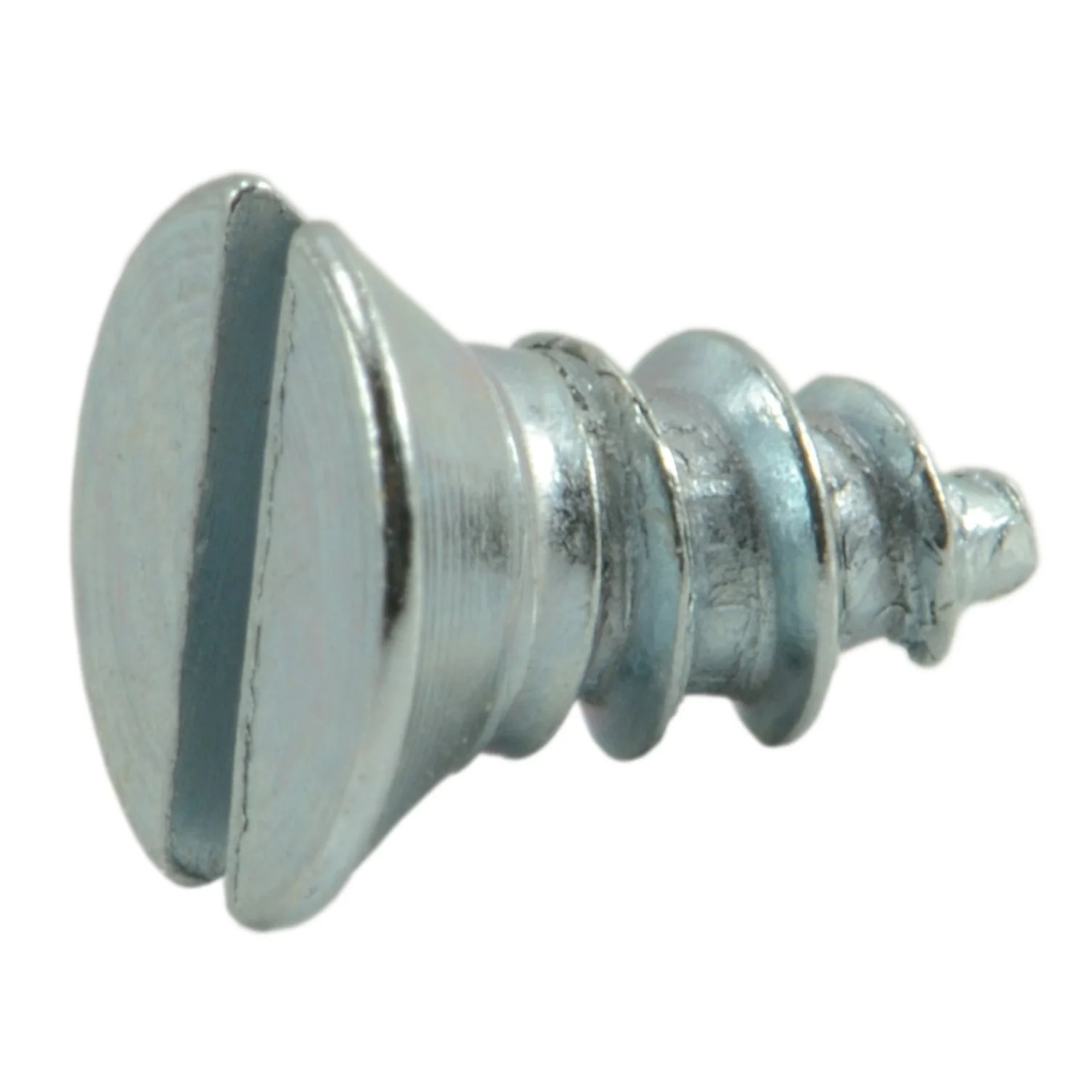 #4 x 1/4" Zinc Plated Steel Slotted Flat Head Wood Screws (60 pcs.)