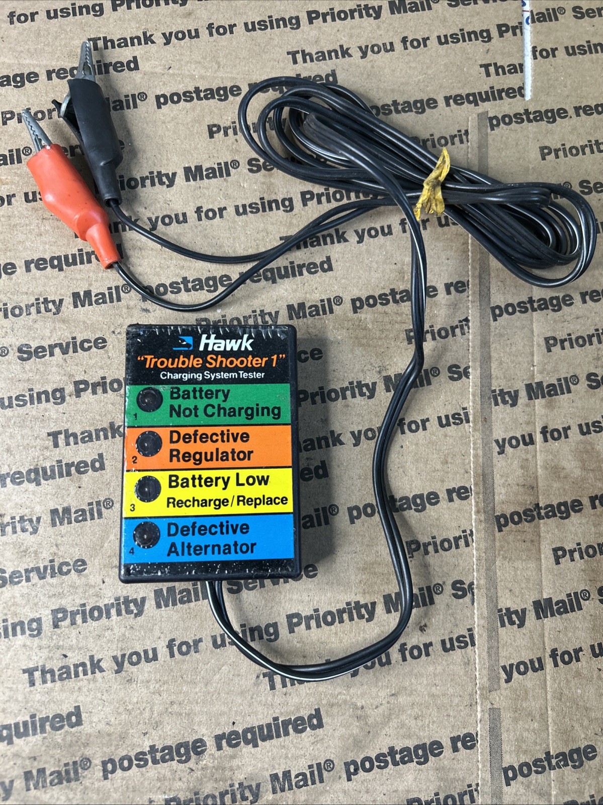 Vintage HAWK "Trouble Shooter 1" Charging System Tester