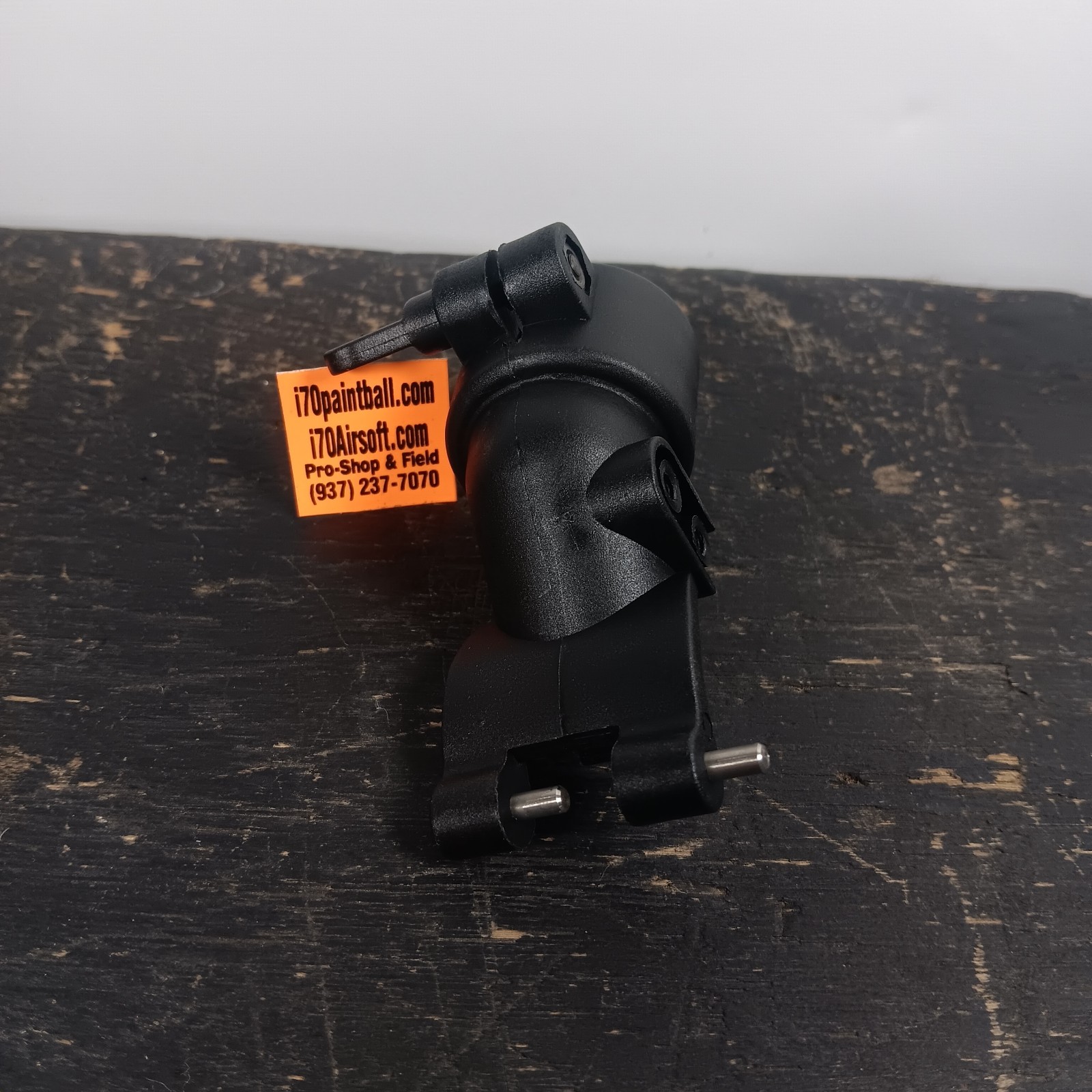 Tippmann 98 FeedNeck Elbow and Black Hopper Threaded