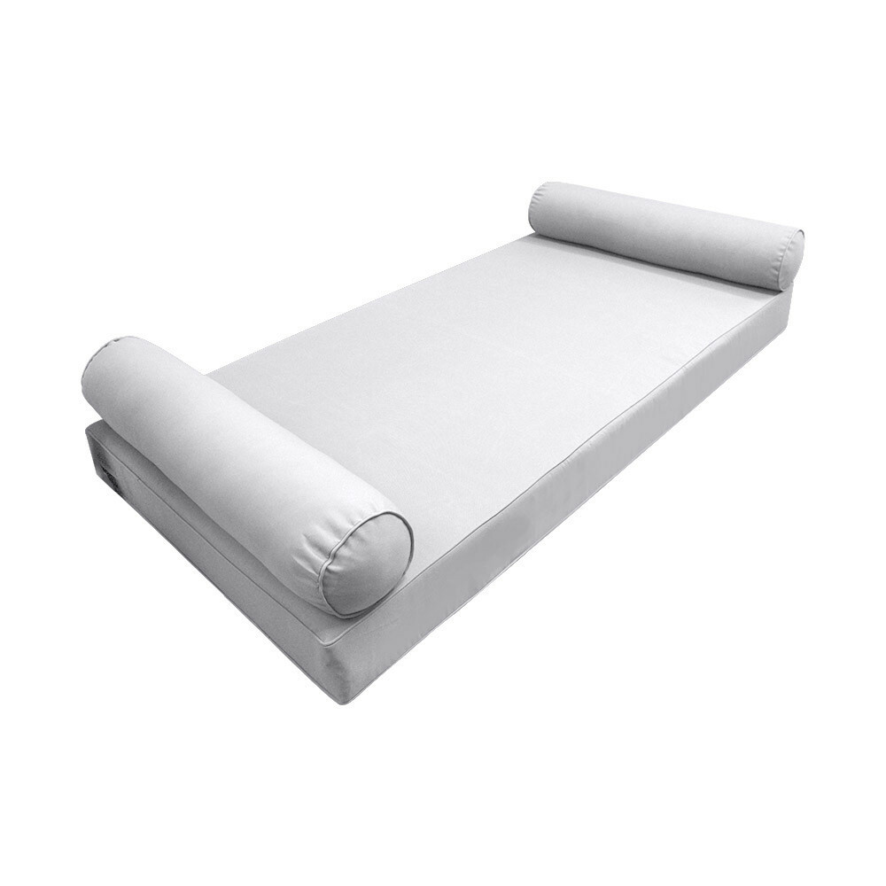 *COVER ONLY*-Style 5 Daybed Mattress Bolster Pillow Pipe Trim Crib Size-AD105