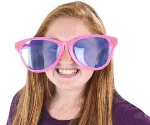 Giant Sunglasses - Jumbo Glasses - Got a Big Head? Then Get These (Colors Vary)