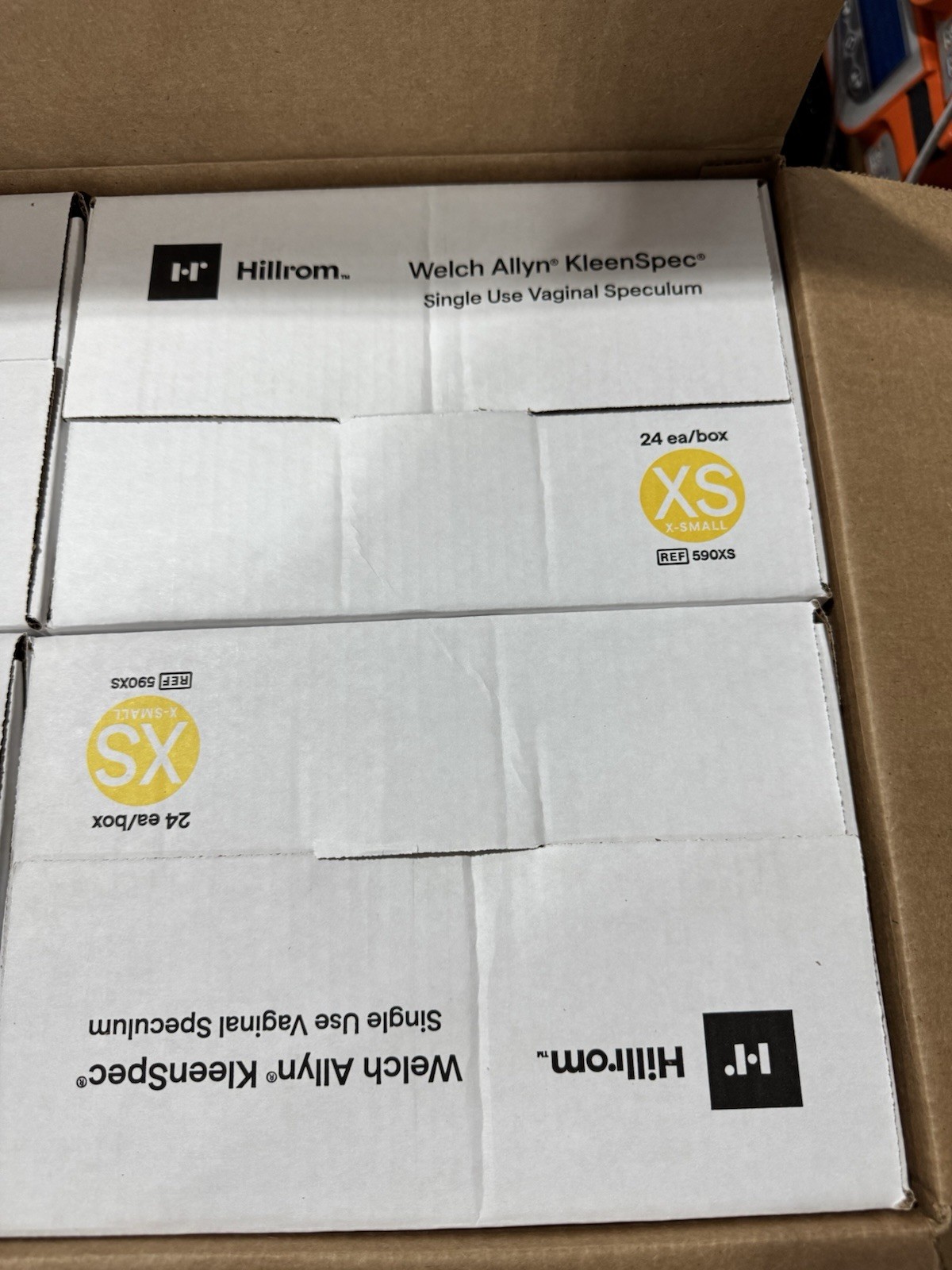 590XS Hillrom Welch Allyn KleenSpec Vaginal Speculum XSmall 24/Box
