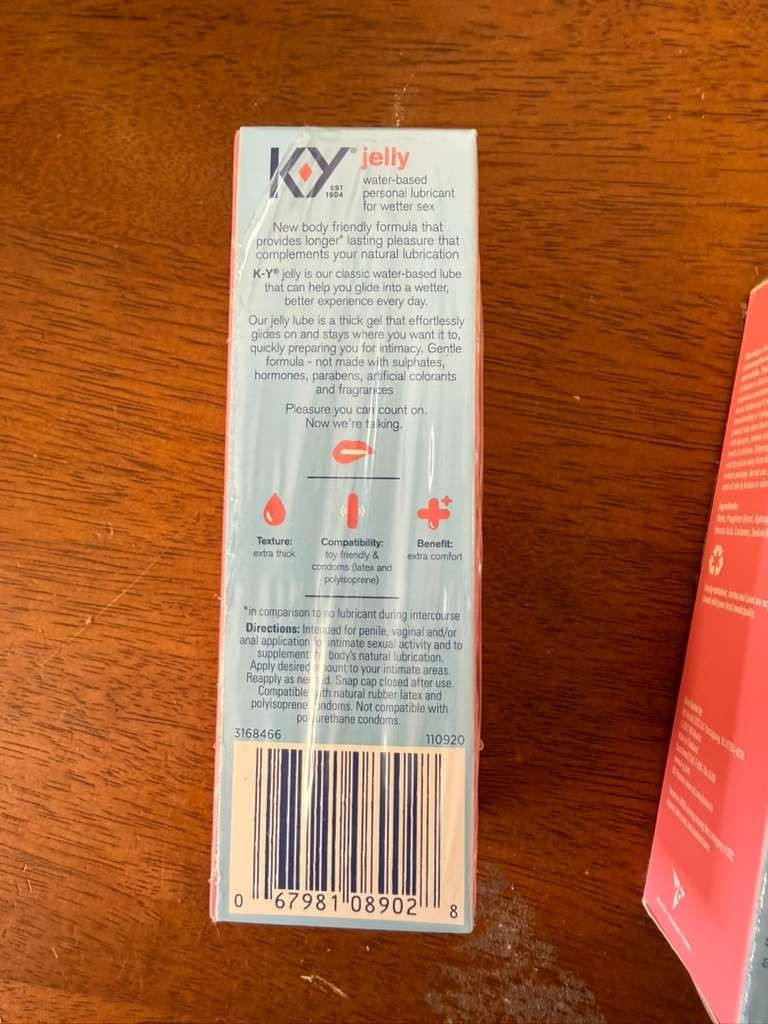 KY Jelly lubricant 2 oz (2 PACK)