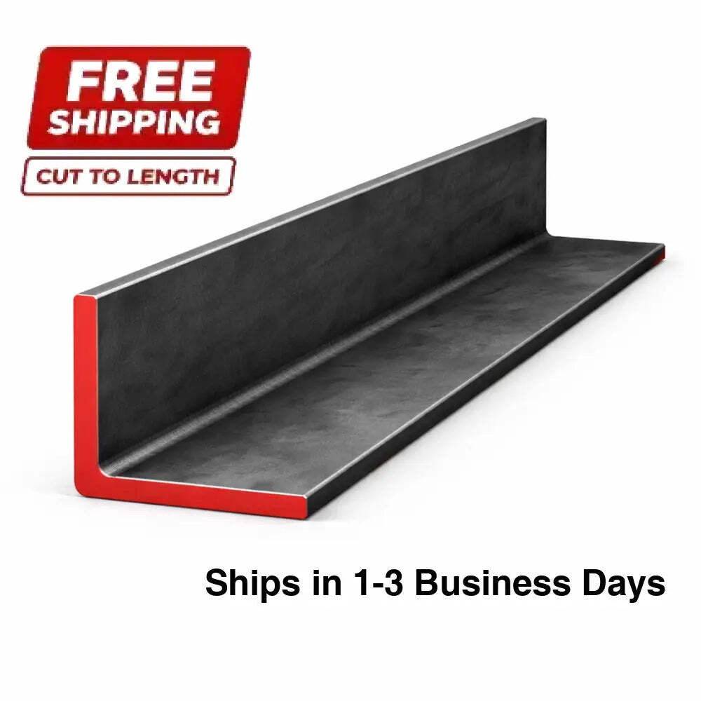 Angle Iron - 4" x 4" x 1/4"(0.250") - Select Length