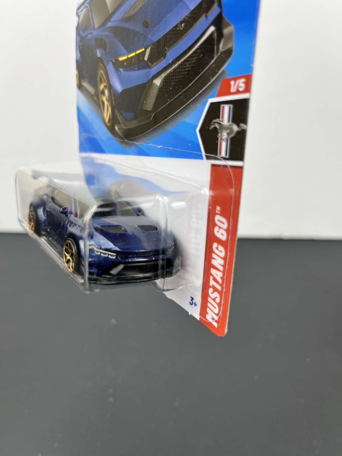 Hot Wheels 2025 Mainline Mustang 60 Ford Mustang GTD Blue #34