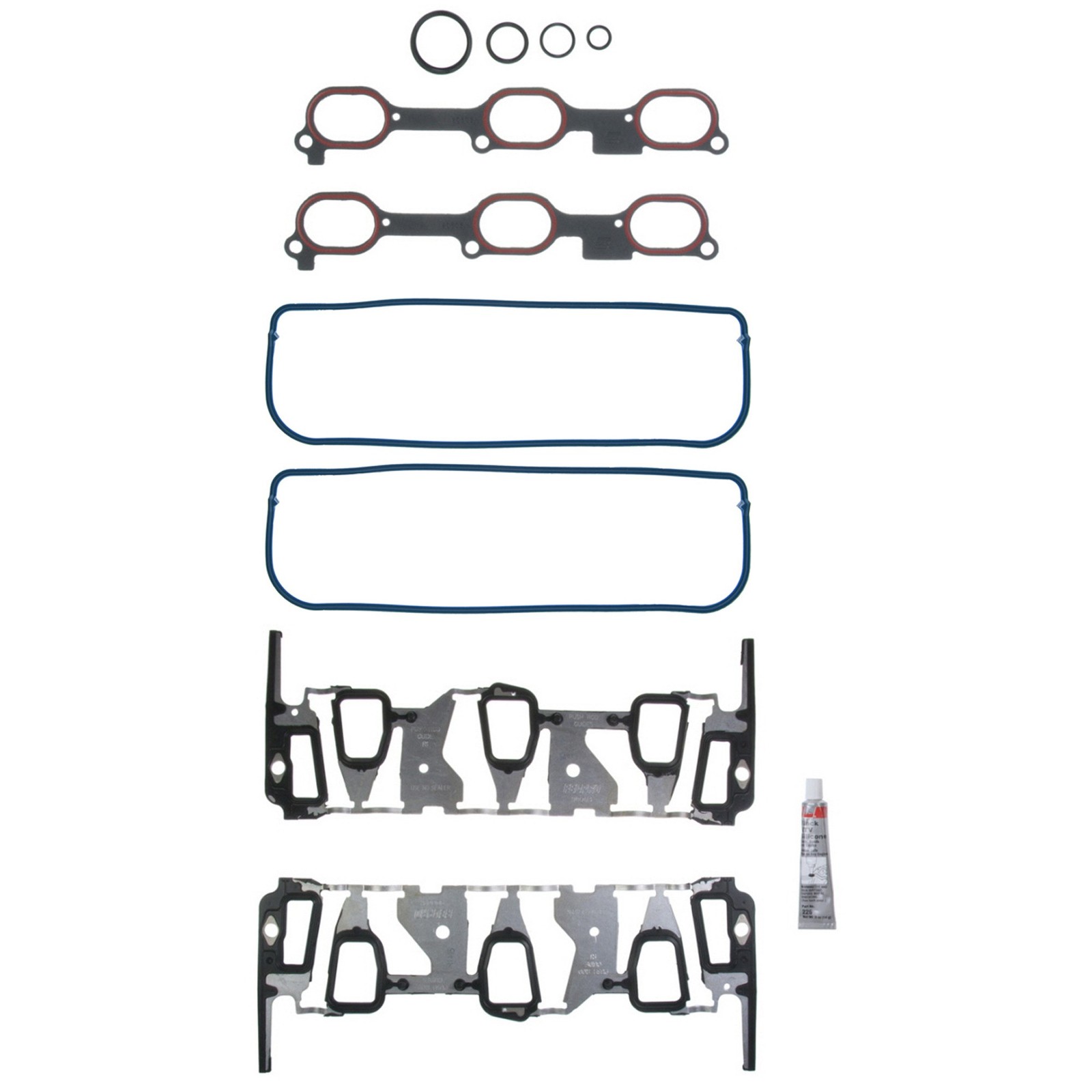 Engine Intake Manifold Gasket Set Lower and Upper FelPro For 00-05 Buick Century