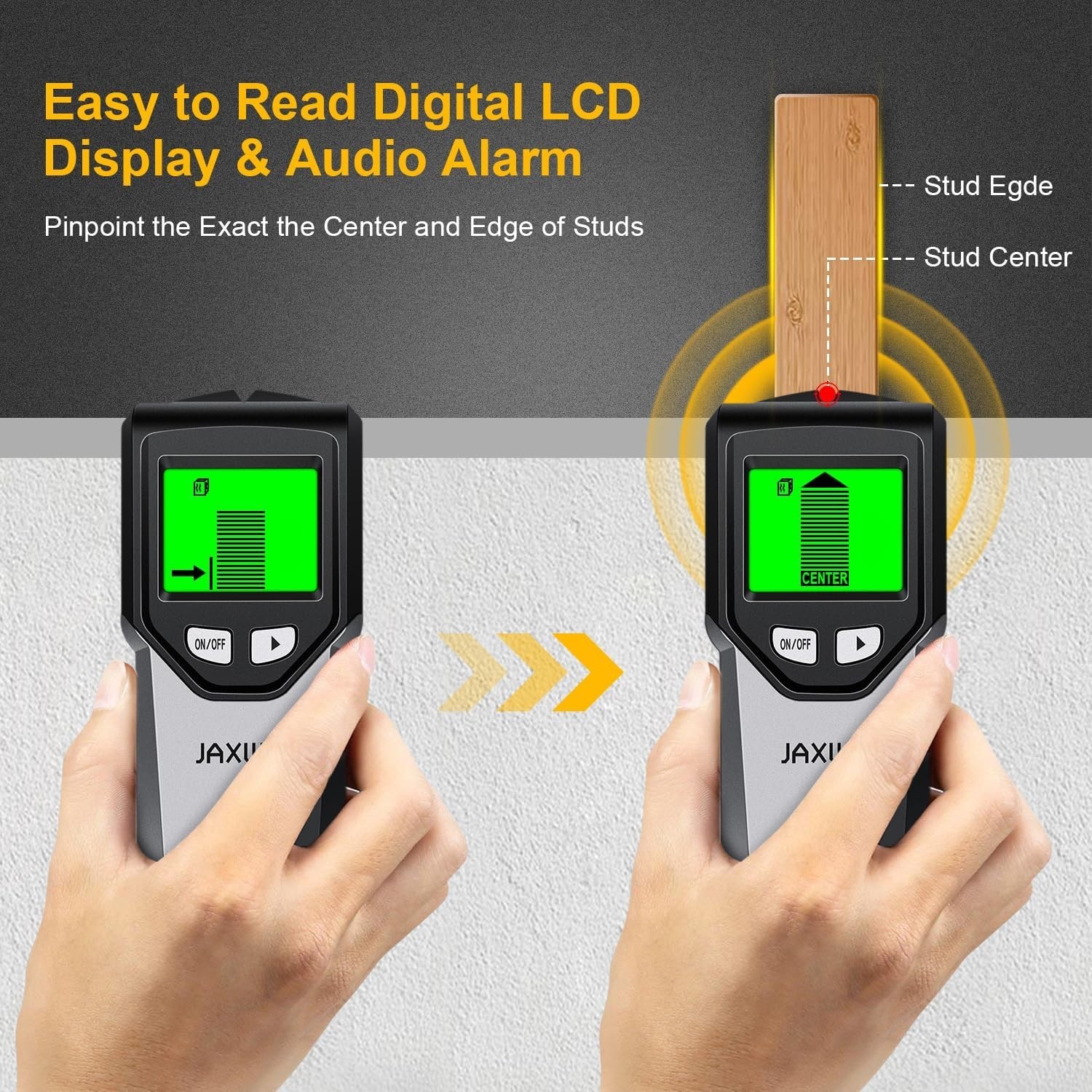 Versatile 5-in-1 Wall Scanner with Backlit LCD - Essential Tool for DIY Projects