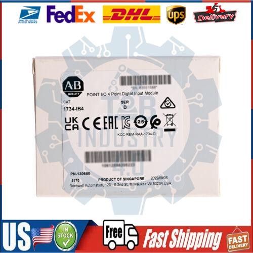 NEW Allen Bradley 1734-IB4 Point I/O 4 Point Digital Input Module US Free Tax
