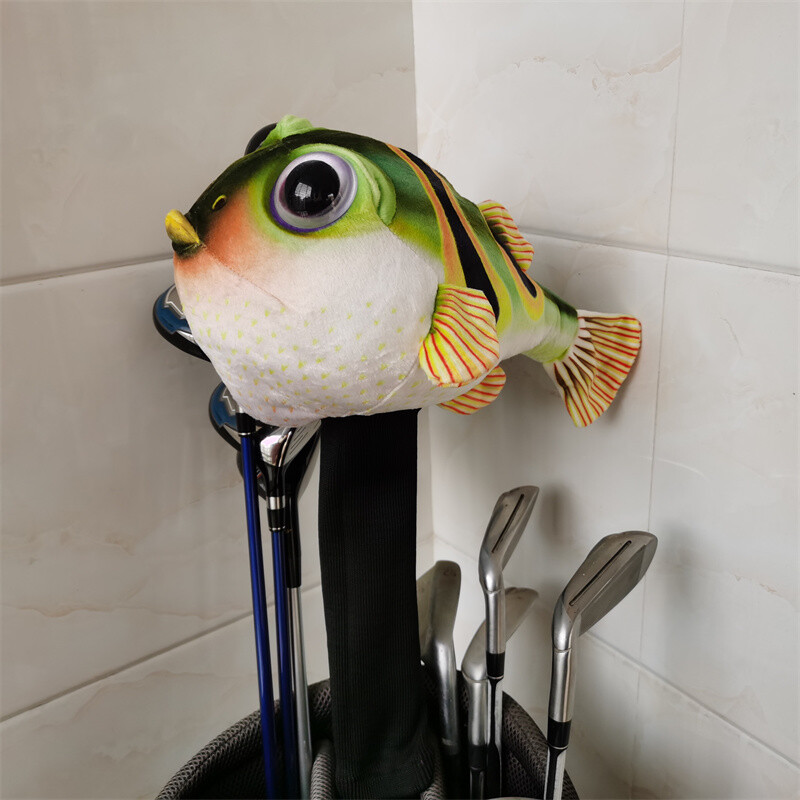 Golf Globefish Wood Head Covers Driver Fairway Woods Cute Animal Fish Protector