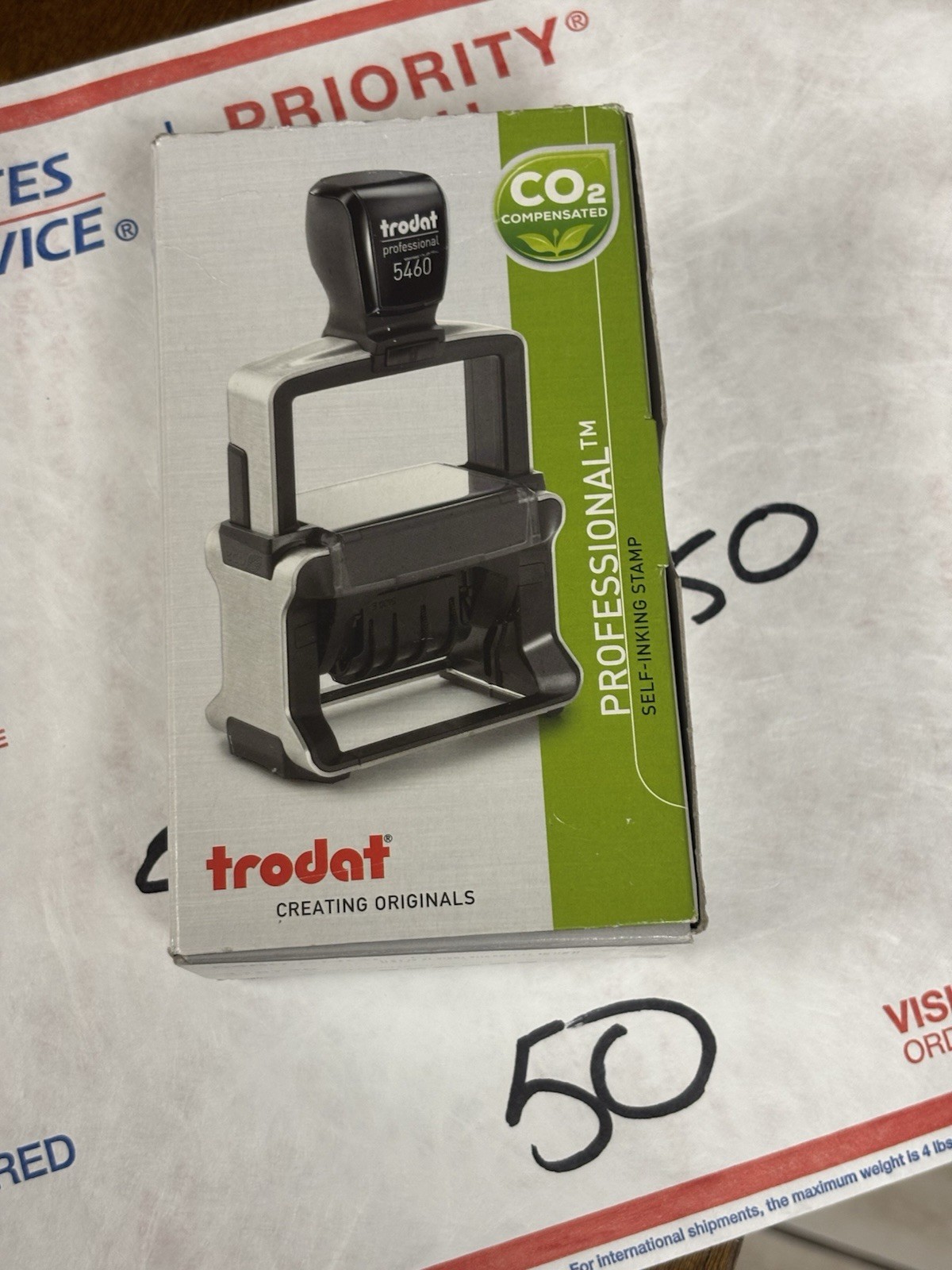 Trodat Professional "Received" Text Stamp 5460