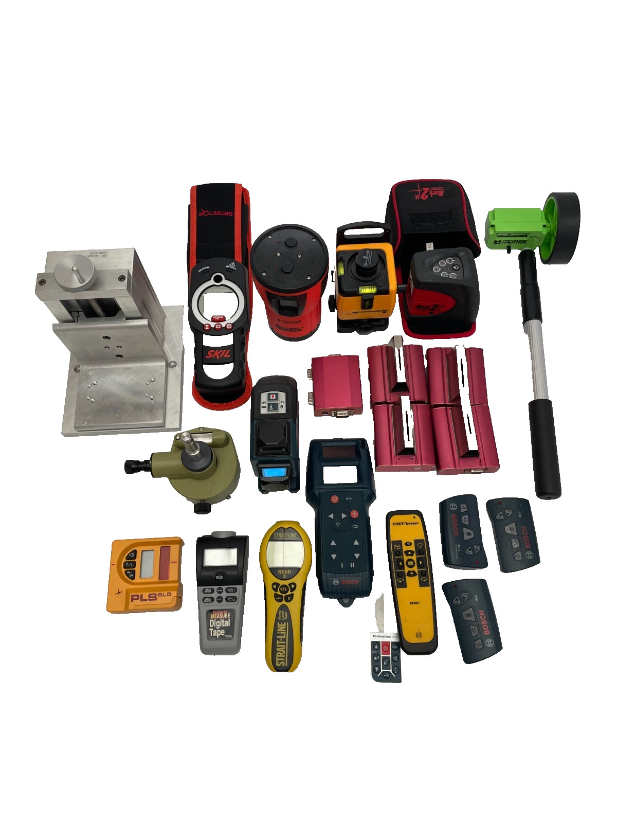 1 Lot of (21) Levels & Surveying measuring test Equipment's