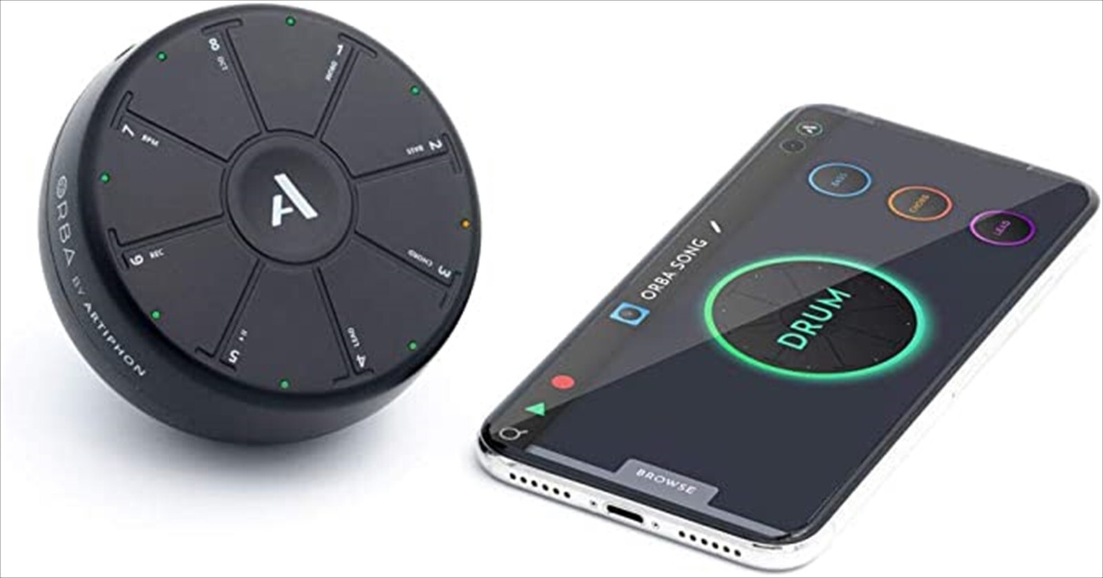 Artiphon ORBA Synth Controller Synthesizer Looper MIDI Controller